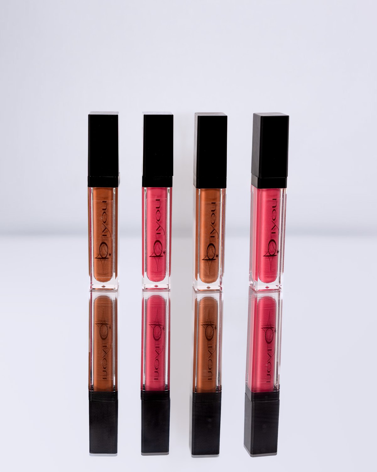 The BIYOU lip gloss shades